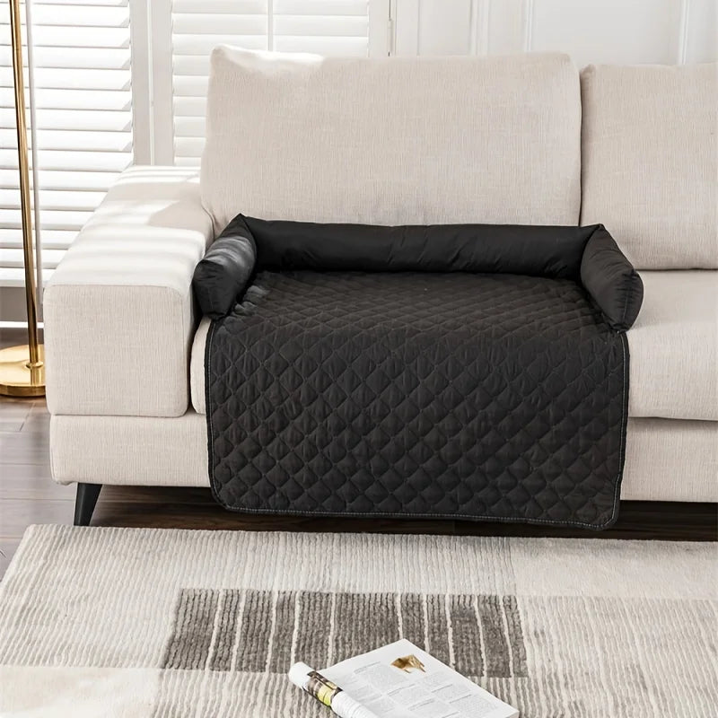 Afralia™ Waterproof Pet Sofa Bed with Removable Bolster Cushions for Dogs and Cats