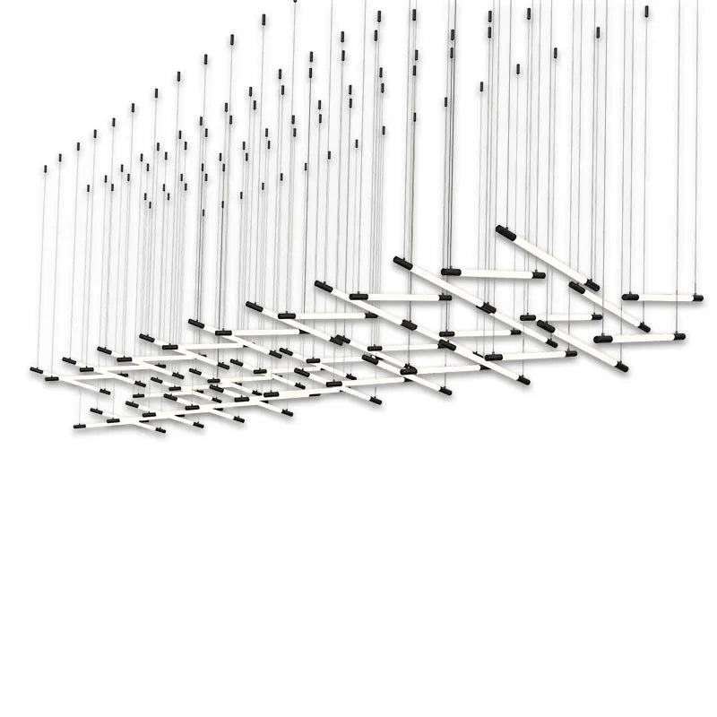 Afralia™ Minimalist DIY Modern Chandeliers for Living Room Hotel Customize Designers Favorite Dining Room