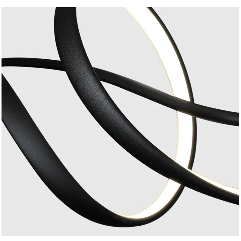 Afralia™ Aluminum LED Chandelier: Modern Dining Island Light for Stylish Indoor Decoration