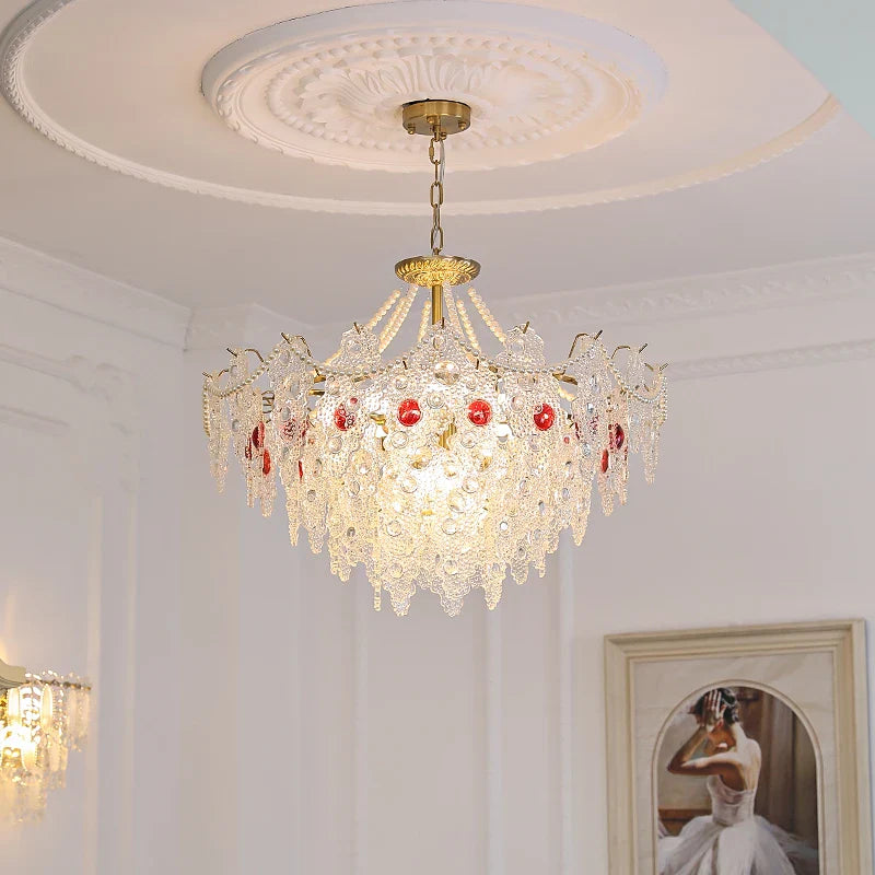 Afralia™ Crystal Chandelier: Elegant Retro Lighting for Bedroom, Dining, Living Room & Cloakroom