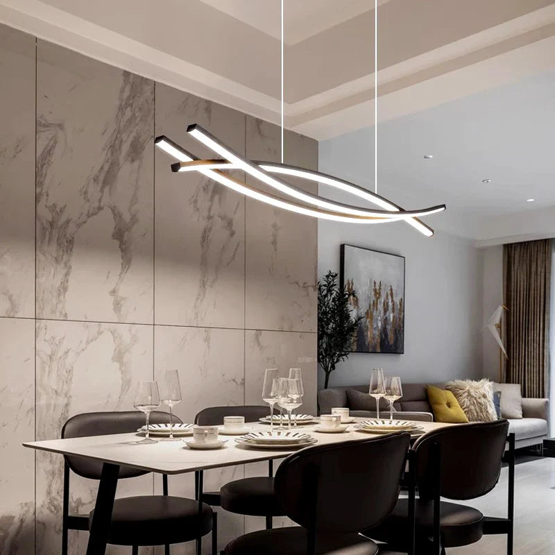 Afralia™ Modern Pendant Chandeliers for Indoor Dining Room and Living Room Lighting