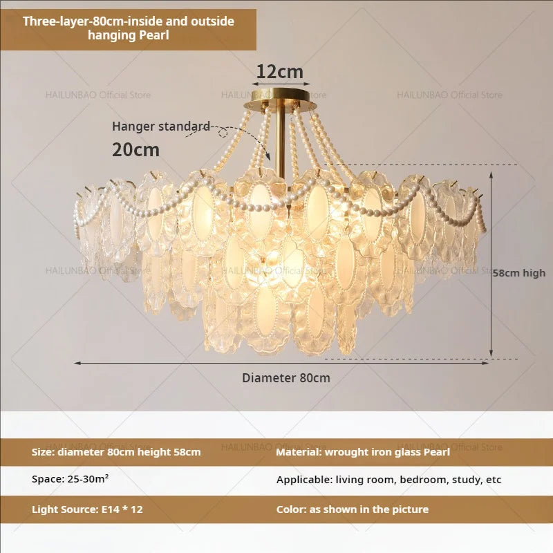Afralia™ Cream Wind Crystal Chandelier - Elegant French Design for Luxury Living Spaces