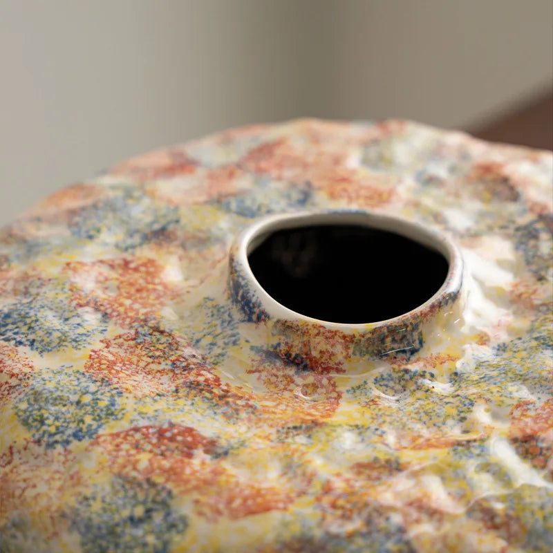 Afralia™ Unique Ceramic Vase Vintage Bottle Flower Arrangement Decoration Home