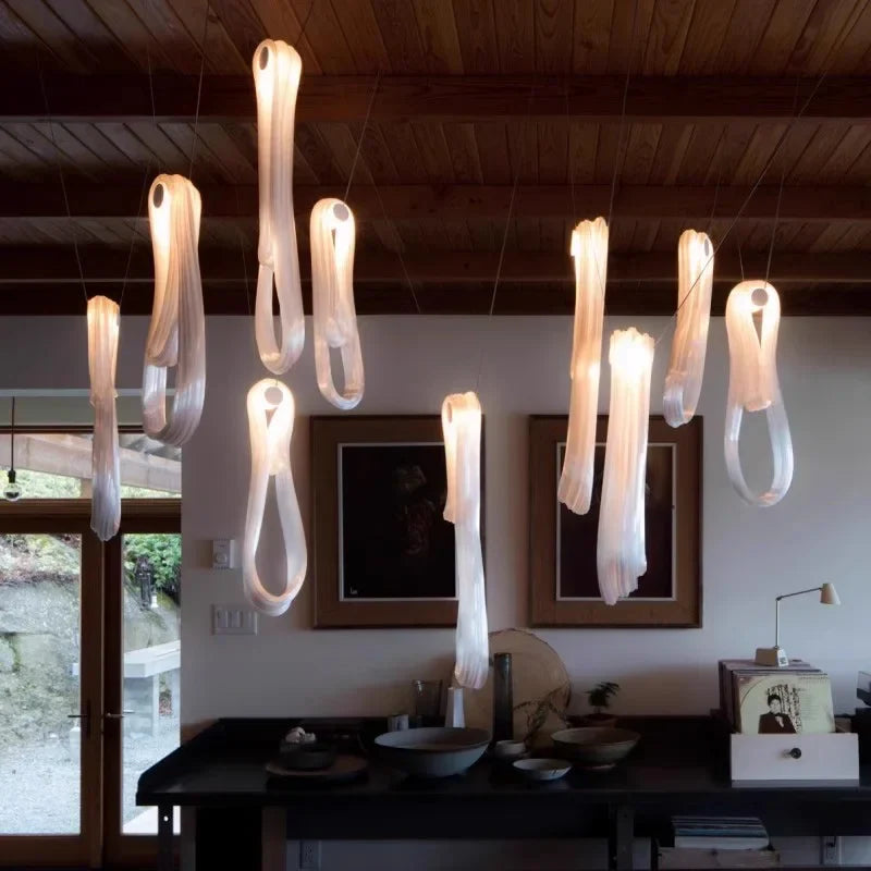 Afralia™ Modern LED Luxury Chandelier for Living and Dining Room