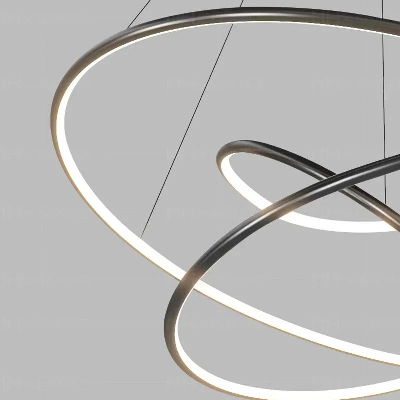 Afralia™ Nordic LED Pendant Chandelier for Stylish Indoor Lighting