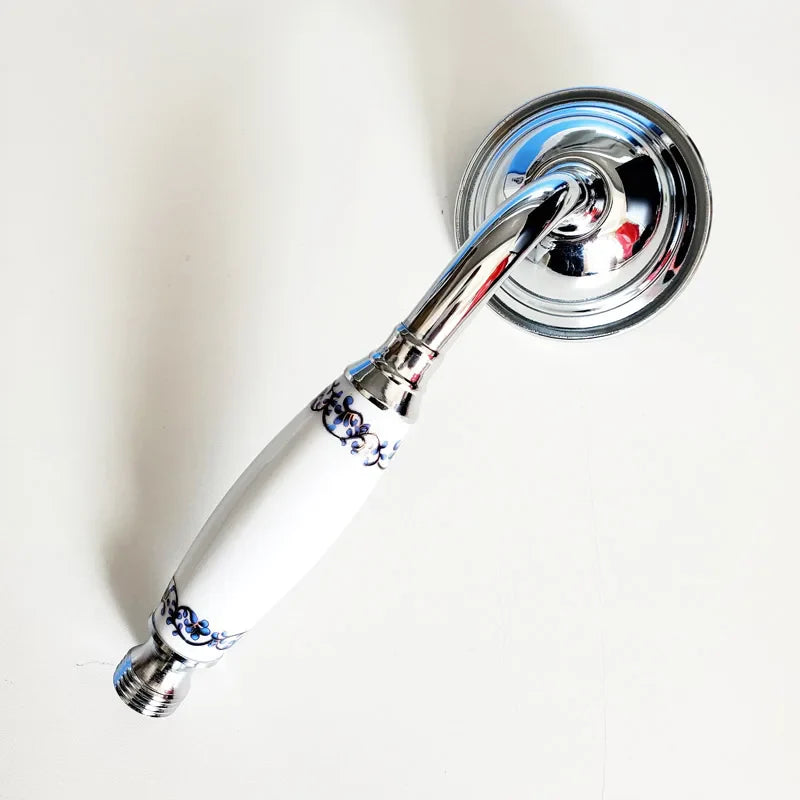 Afralia™ Luxury Handheld Shower Head High Pressure Chrome Plated Boosting Spray