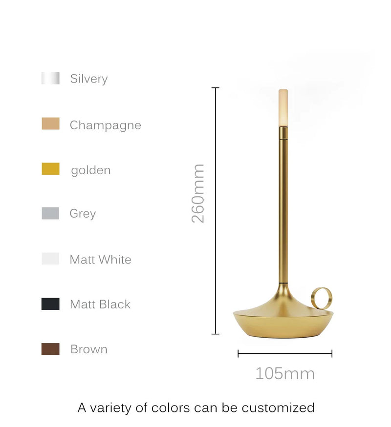 Afralia™ LED Bar Table Lamp: USB Rechargeable, Office Study Desk Light