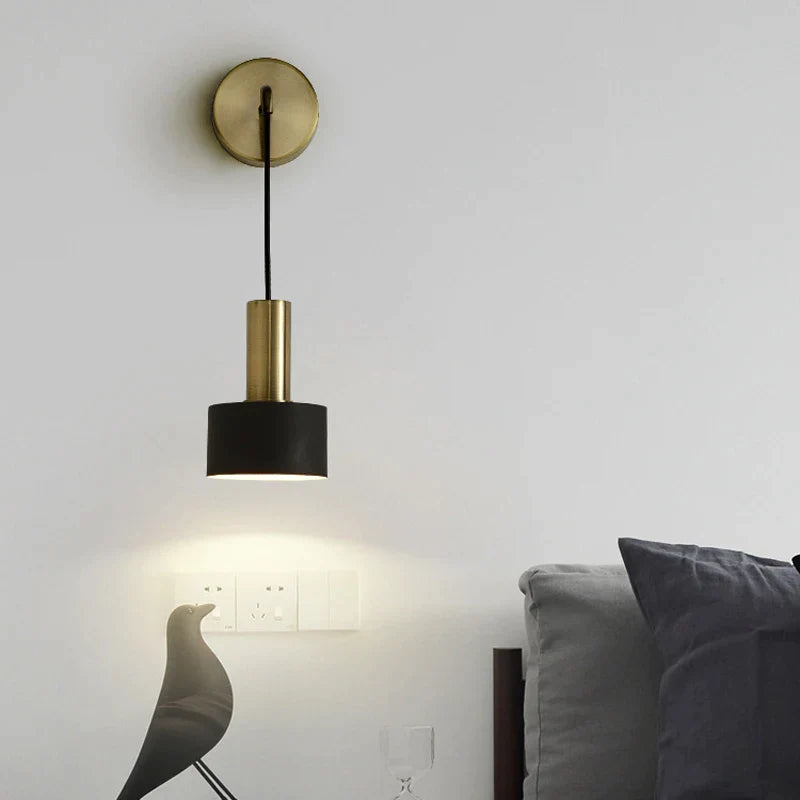 Afralia™ Modern Nordic Bedside Wall Lamp for Bedroom, Corridor, Stairs, Living Room