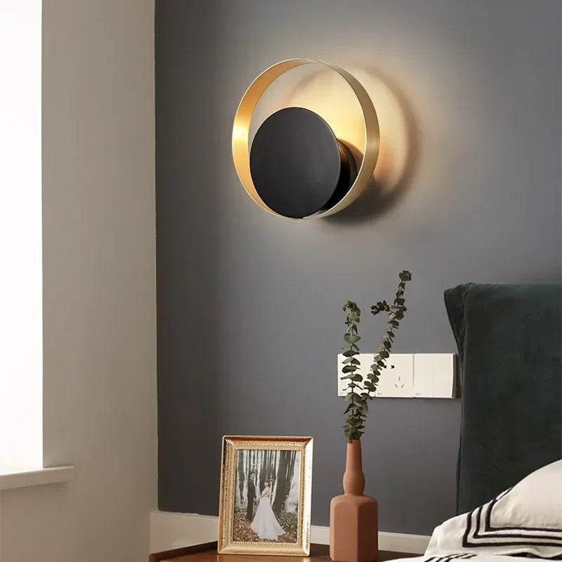 Afralia™ Glass Ball G4 Round Ring Wall Lamp - Nordic Sconces for Modern Indoor Lighting