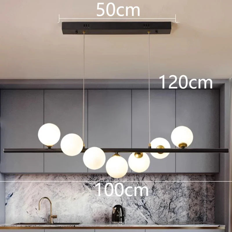 Afralia™ Modern LED Pendant Chandeliers for Living Room Dining Room Indoor Lighting