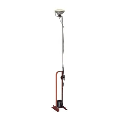 Afralia™ Toio Floor Lamp: Black, White, Red; Iron, Chrome; Italian Design; Spotlight for Bedroom, Office, Indoor