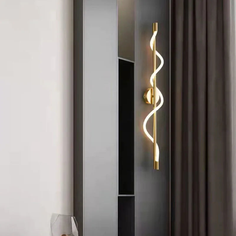 Afralia™ Dimming Wall Lights in Gold, Black, or Copper for Living Room and Bedroom