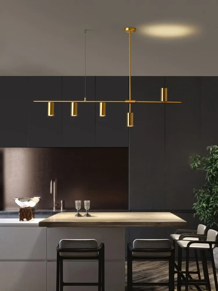 Afralia™ Nordic Plated Chandeliers: Elegant Dining Table & Bar Pendant Lamps