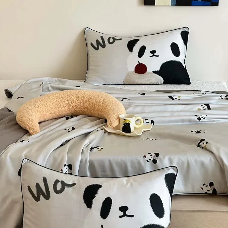 Afralia™ Silky Lyocell Summer Quilt - Skin-friendly Cooling Thin Duvet for Children & Adults