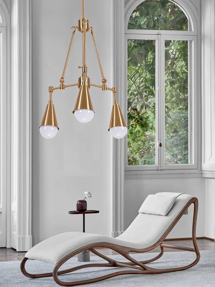 Afralia™ Designer Metal Pendant Light for Stylish Living Room and Dining Space