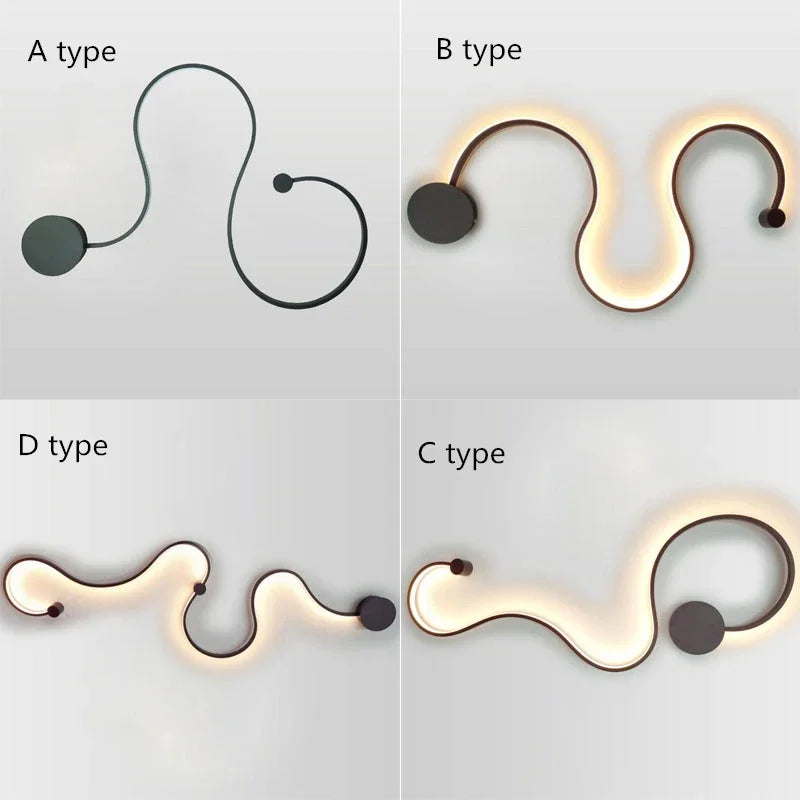 Afralia™ Modern LED Wall Sconce for Home - Remote Controlled Minimalist Lighting