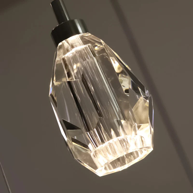 Afralia™ Crystal Chandelier Pendant Light for Modern Staircase & High Ceilings