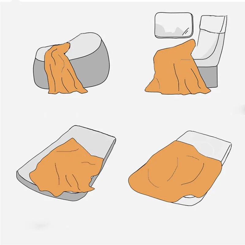 Afralia™ Milk Velvet Warm Blanket: Soft, Cozy Double-sided Quilt for Bed & Sofa