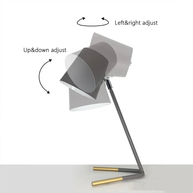 Afralia™ Modern Nordic LED Table Lamp for Study Bedroom Parlor Hotel Reading