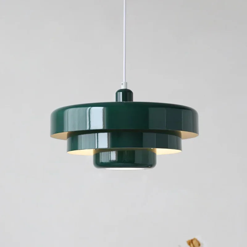 Afralia™ Multicolor Shades Pendant Light LED Ceiling Chandelier for Dining Room and Kitchen