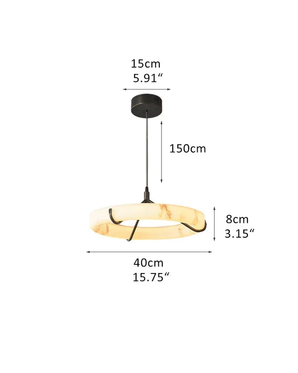 Afralia™ Marble Chandelier Pendant Light for Kitchen Dining Living BedroomLuxury Lighting