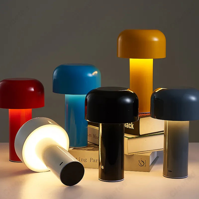 Afralia™ Touch Rechargeable Mushroom Table Lamp Night Light