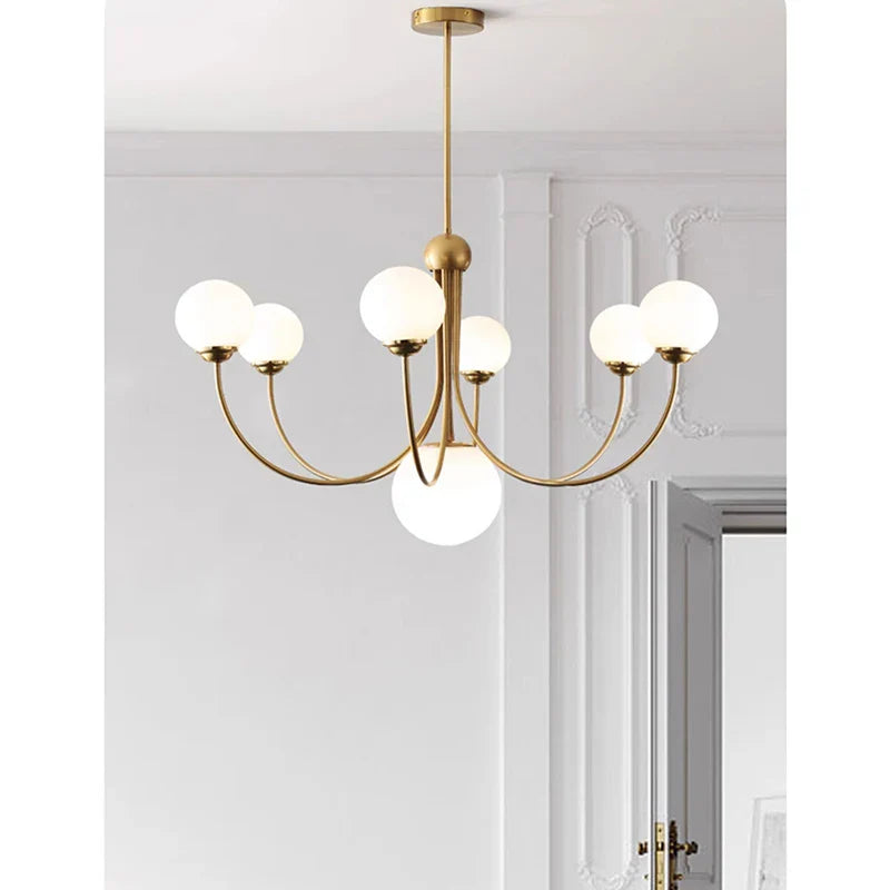 Afralia™ Modern Living Room & Restaurant Chandelier Collection in American & French Styles