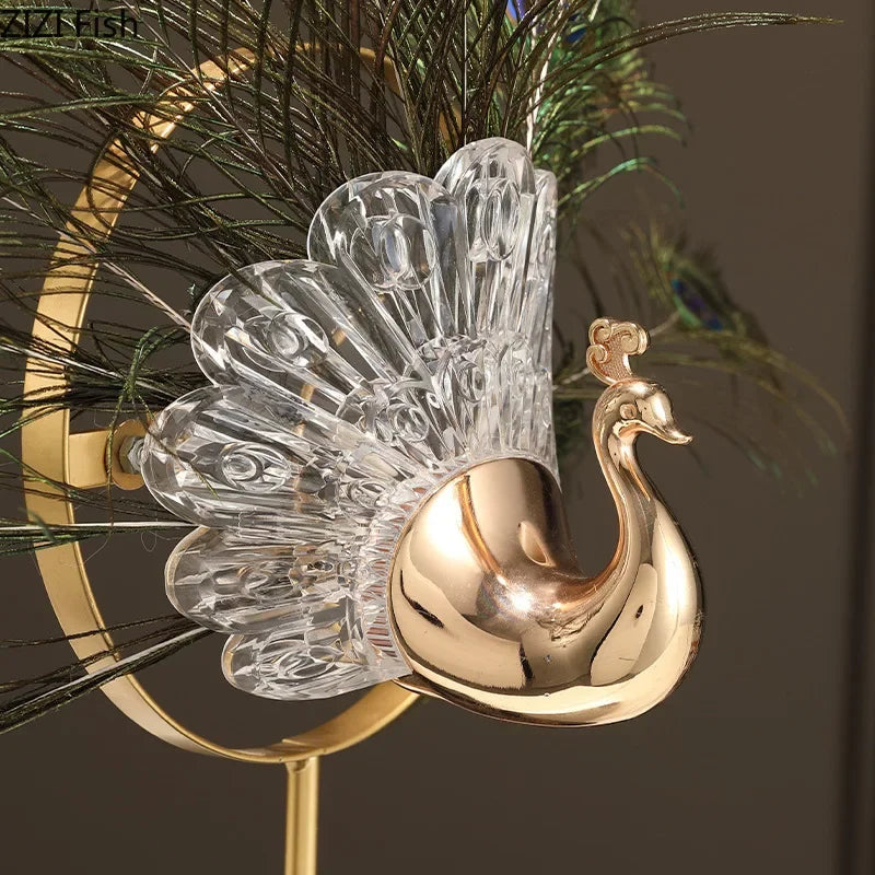 Afralia™ Lotus Carp Resin Sculpture Decor - Desk Ornaments for Aesthetic Room Decor