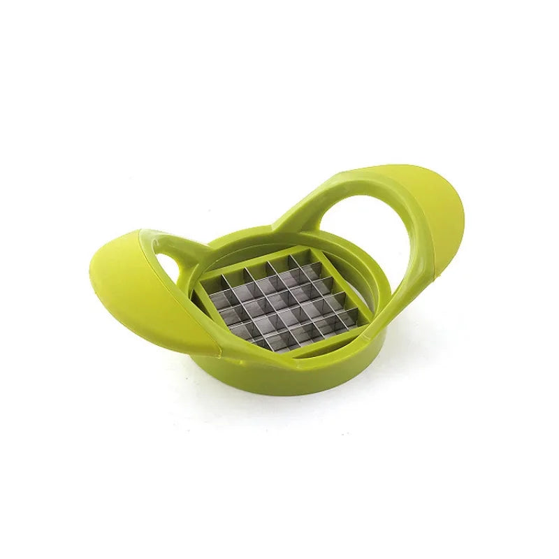 Afralia™ Stainless Steel Vegetable Cutter Slicer Multifunctional Kitchen Gadget Holder