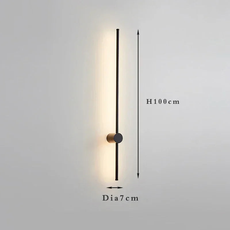 Afralia™ Modern Slim Wall Sconce & Ceiling Light for Bedroom Living Room