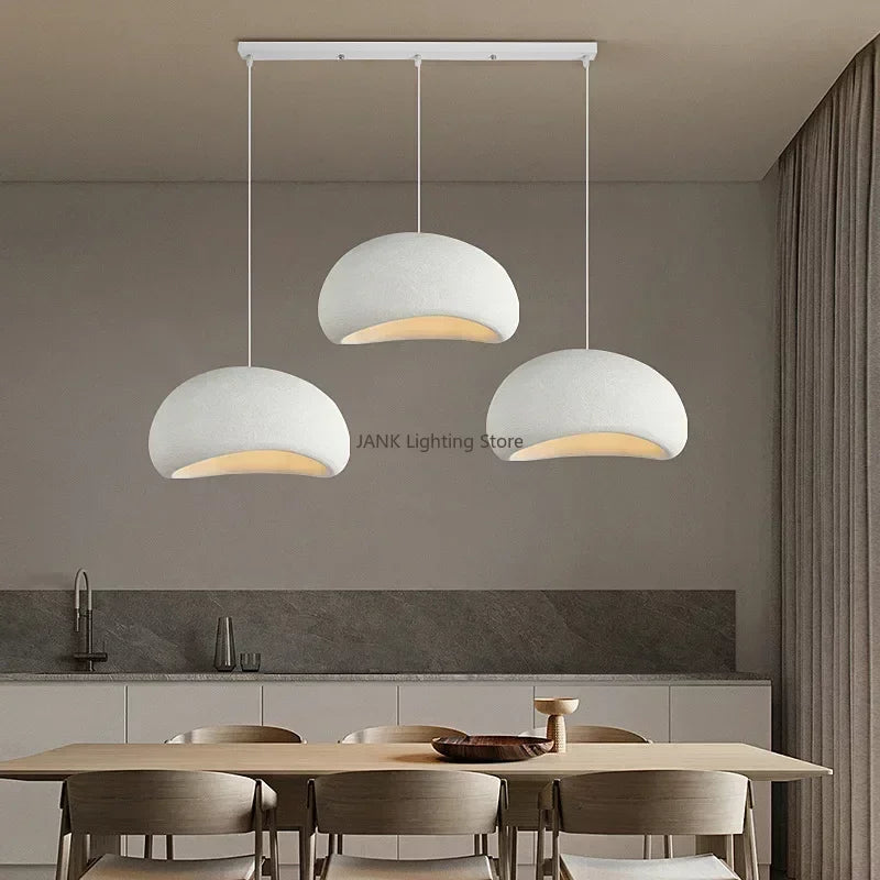 Afralia™ Wabi Sabi LED Pendant Lamps Hanging Chandelier for Living Dining Room Decor