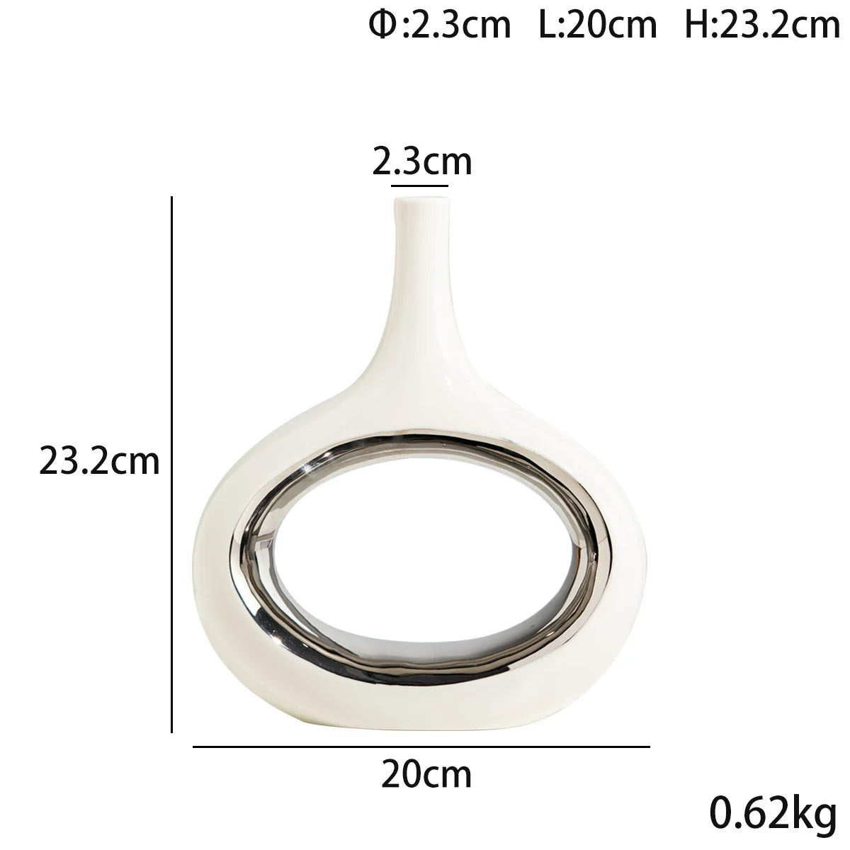 Afralia™ Golden Flower Vase for Home Decoration and Flower Arrangement