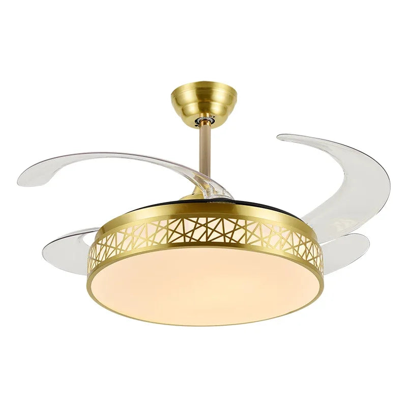 Afralia™ Ceiling Fan with LED Lights and Remote Control, Wholesale Factory Fan Covers