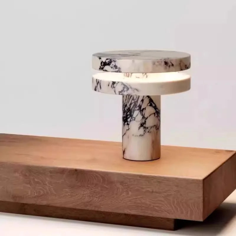 Afralia™ Marble Table Lamp: Modern Luxury Bedroom Nightstand Light