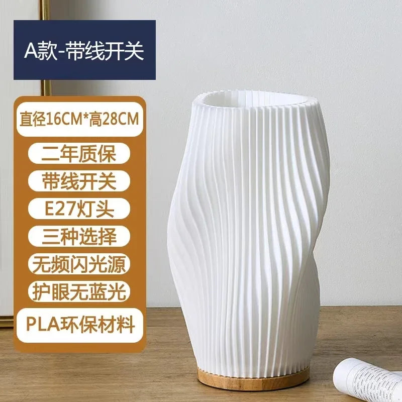 Afralia™ Nordic Girl Bedside Desk Light: USB Dimming Decorative Night Light