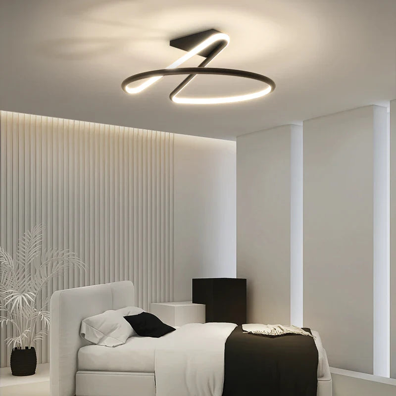 Afralia™ Modern Duplex Villa Bedroom Ceiling Light