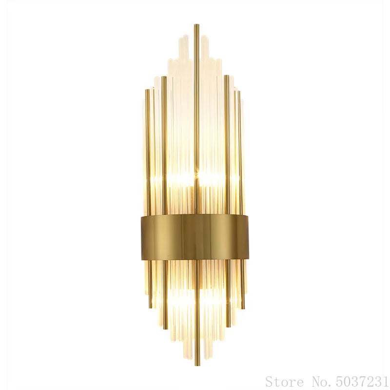 Afralia™ Crystal Modern Wall Sconce Lamp for Bedroom & Living Room