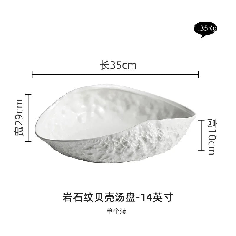 Afralia™ Ceramic Plate 2025 Collection - Western Soup Plate for Luxury Dining