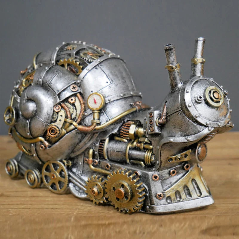 Afralia™ Mechanical Punk Animal Resin Statues - Steampunk Collection for Interior Decor