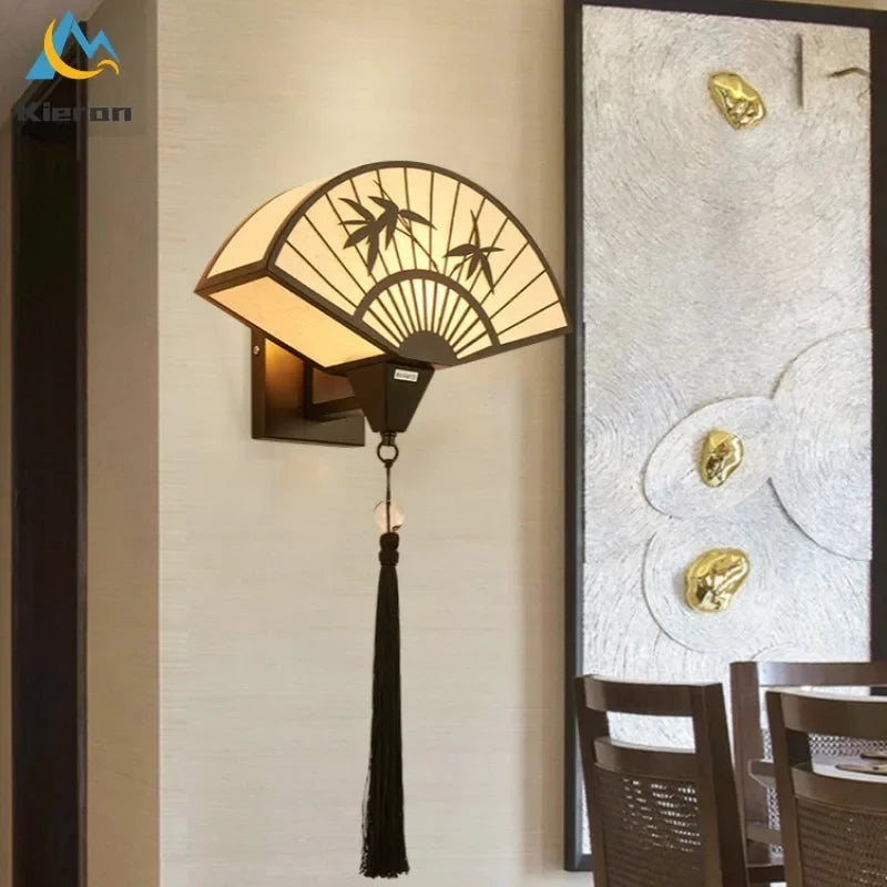 Afralia™ Fan LED Wall Lamps - Modern Design for Living Room, Bedroom, Study