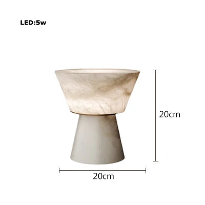 Afralia™ Marble Element Table Lamp - Indoor Desk Light for Bedroom, Study & Home Decor