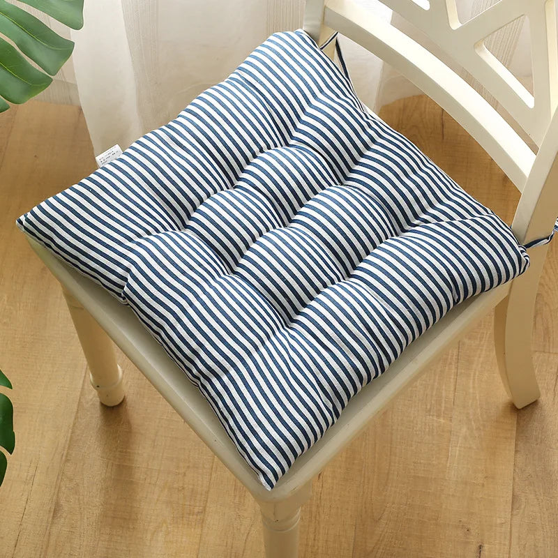 Afralia™ Square Cotton Upholstery Chair Cushion for Office, Home, Car, Garden, or Lounge