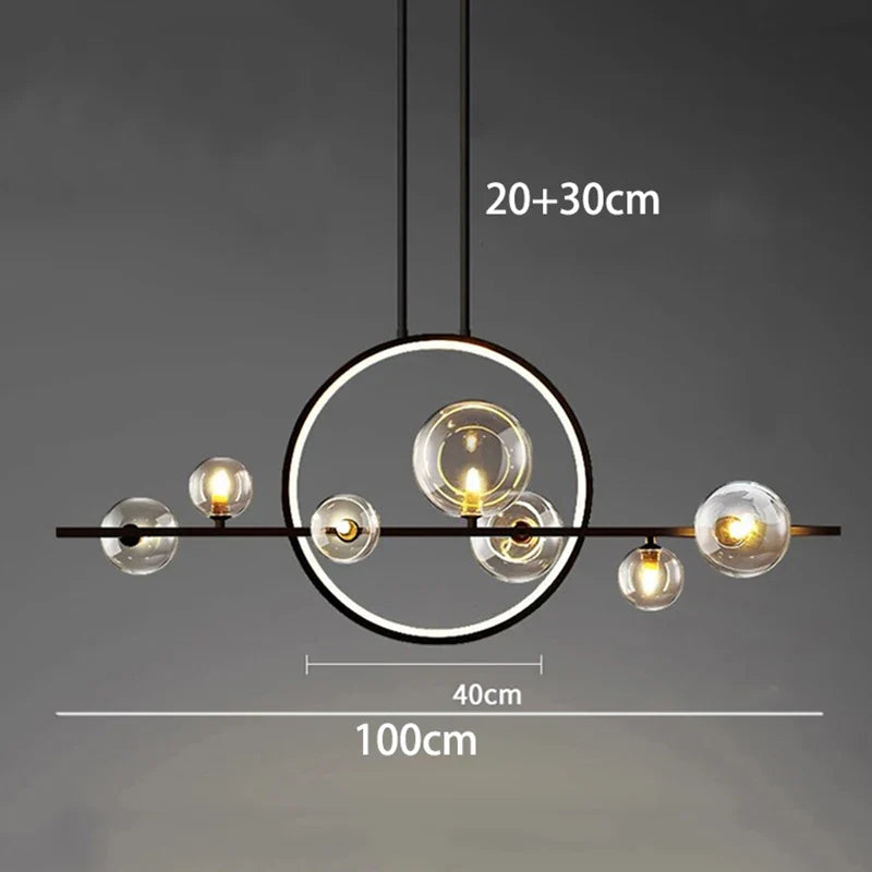 Afralia™ Nordic Dining Room Pendant Light Chandelier for Living Room