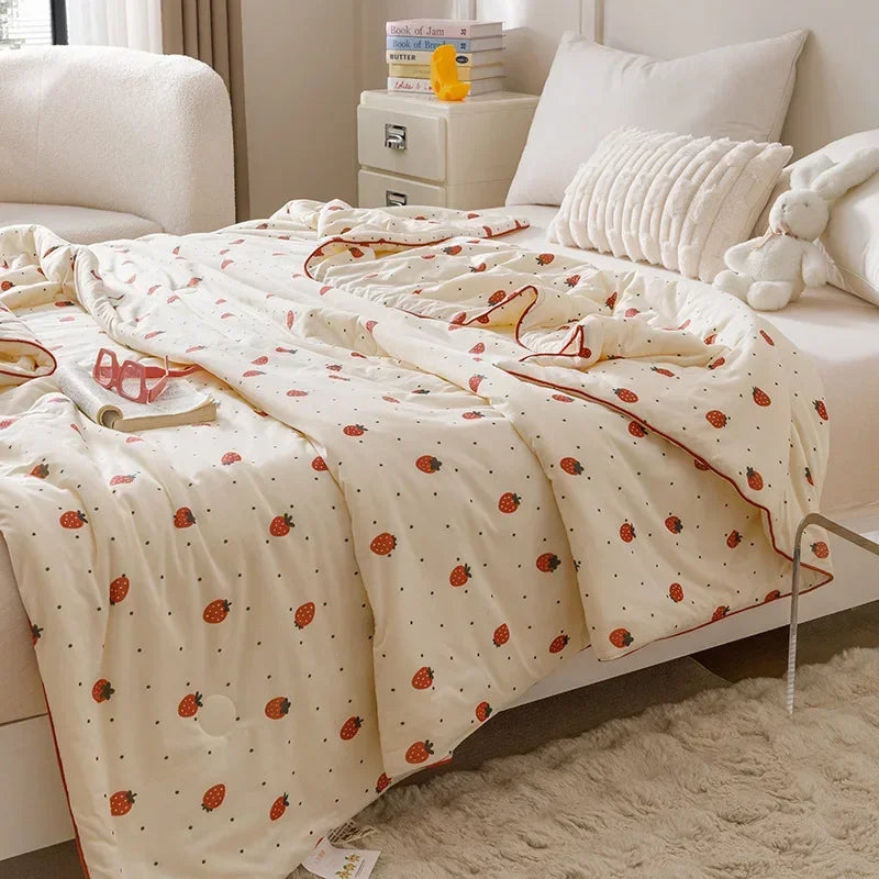 Afralia™ Cooling Summer Blanket | Soft & Breathable Natural Plant Comforter