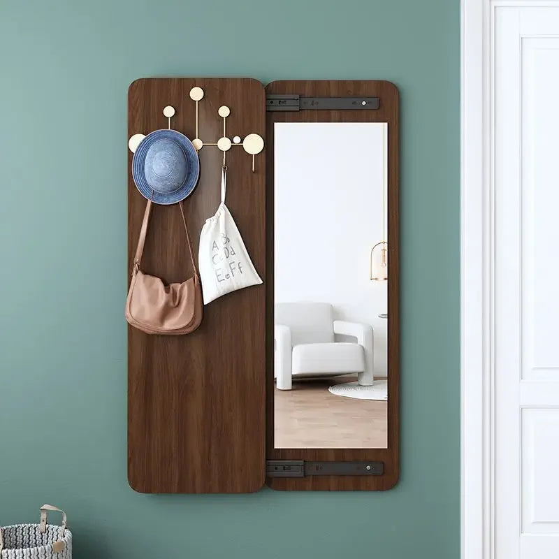 Afralia™ Sliding Full-Length Dressing Mirror - Wall-mounted Multifunctional Entrance Mirror