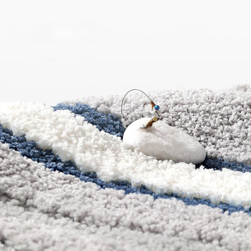 Afralia™ Absorbent Water Bathroom Mat: Soft, Quick-drying, Anti-slip Large Bath Rug