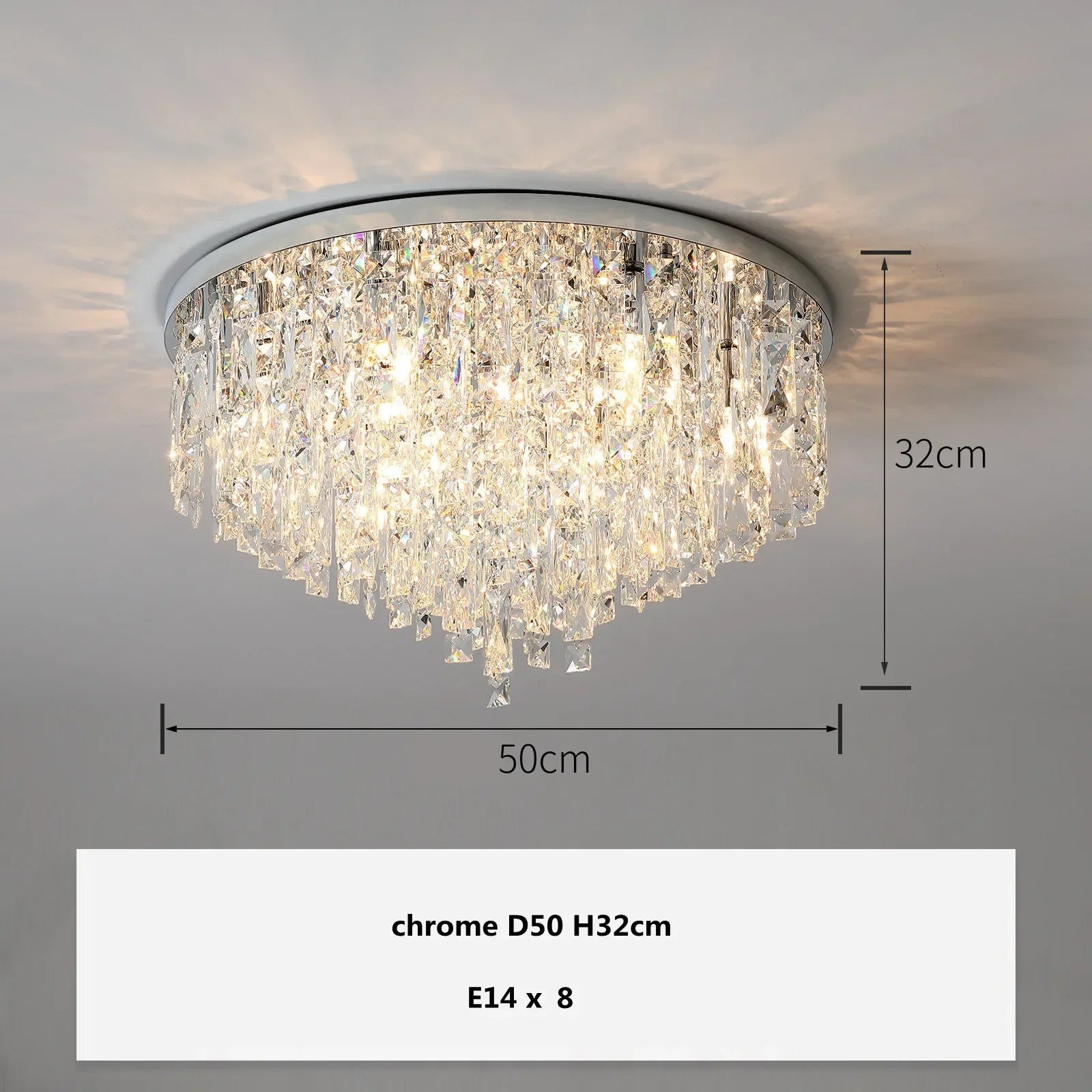 Afralia™ Crystal Steel LED Ceiling Chandelier, Modern Art Deco Lighting Fixture