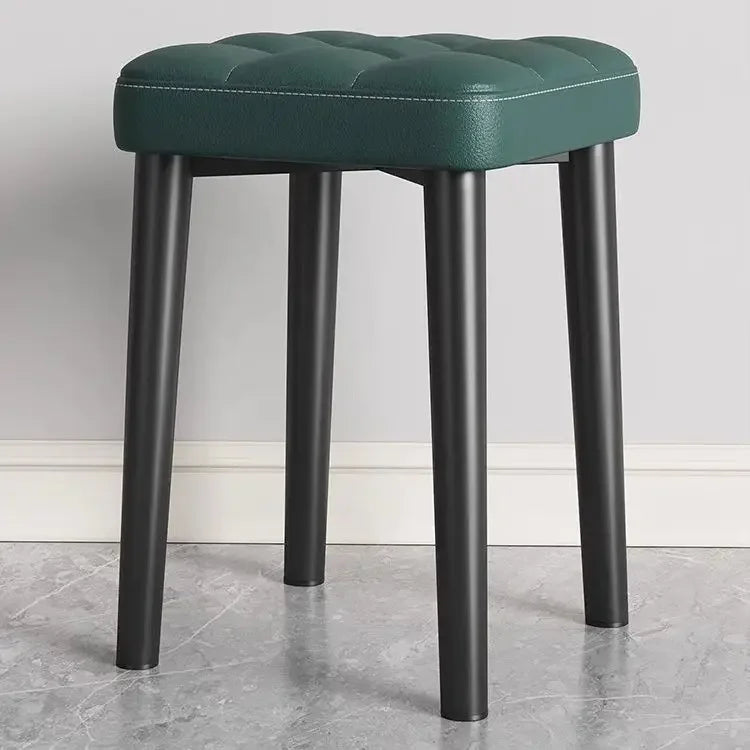 Afralia™ Low Square Stool Bench for Dining Kitchen Portable Table Furniture