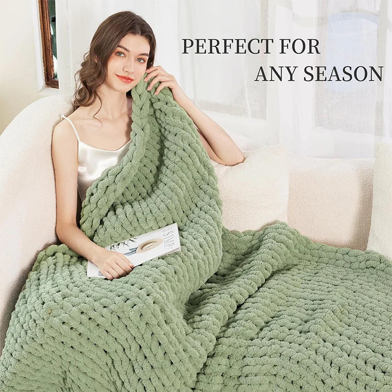 Afralia™ Cozy Autumn Fleece Blanket | Double-Sided Warm Flannel | Durable & Soft