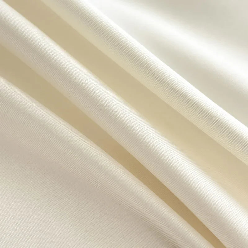 Afralia™ Solid Ice Silk Embroidery Bedding Set: Silky Cooling Duvet Cover, Cozy & Skin-Friendly